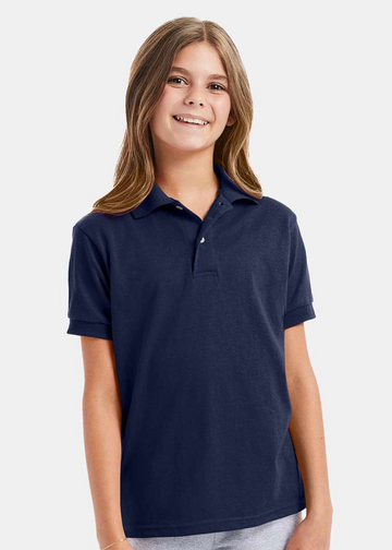 Hanes - Youth EcoSmart® Jersey Polo - 054Y